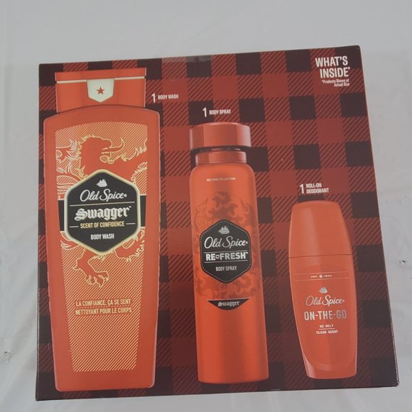 Old Spice SWAGGER 3 Piece Body Care Wash Gift Set - Picture 2 of 8